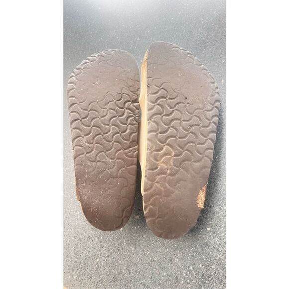 BIRKENSTOCK  Leather Slides Sandals Shoes size 11 - Picture 13 of 15